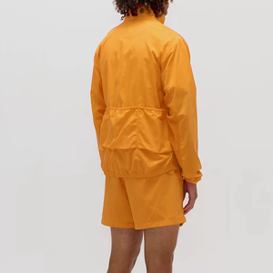 Solid Color <b>Windbreaker</b> Waterproof Wind Breaker Jacket Unisex <b>Windbreaker</b> Jacket and Pants Sets Breathable Nylon Tracksuits - Product Image 2