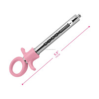 Surgical Dental Aspirating Syringe 1.8ml Self-Aspirating Pink Handle CE ISO OEM ODM Stainless Steel Brass Instrument Set