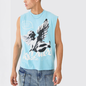 Breathable <b>Loose</b> Men's <b>Tank</b> <b>Tops</b> Sleeveless Bodybuilding Round Neck Quick Dry Sport <b>Tank</b> <b>Top</b> for Men Customizable Summer <b>Tops</b> - Product Image 1