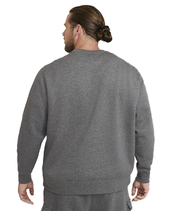 Mens Casual Sweatshirt Oversized Fit Cotton Fleece Crewneck Custom Logo Streetwear Trendy Sweatshirt Manufacturer - Product Image 5