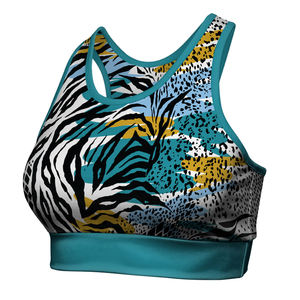Soutien-gorge de sport pour femmes de haute qualité, sublimation, confortable, pour yoga, gym, fitness, respirant, pour adultes, avec logo personnalisé - Product Image 4