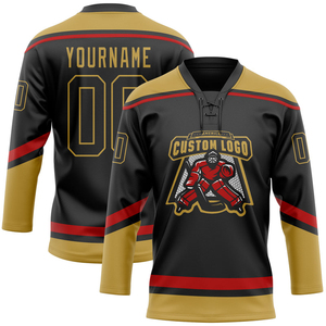 Maillot de hockey sur glace pour entraînement sportif en plein air - Couleurs et designs personnalisés, 100% polyester, respirant, antibactérien, séchage rapide - Product Image 3