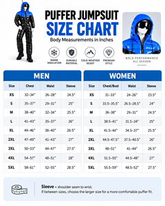 <b>Men's</b> Waterproof Ski <b>Jumpsuit</b> With Hood And Blue Zippers Synthetic Insulation Gore-Tex Material - Product Image 4