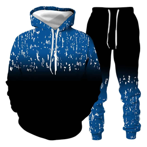 Survêtement tie-dye pour homme, super confortable, coupe décontractée, fournisseur d'usine, antibactérien, très demandé, tendance - Product Image 3