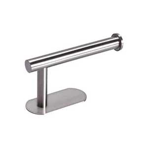 Porte-serviettes mural noir mat carré simple en acier inoxydable, accessoire de salle de bain moderne 60 cm Ro - Product Image 3