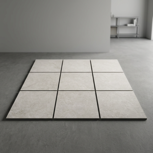 Premium Modern Landscape Slabs 20mm Thick 600x600 600x900mm Heavy Duty Outdoor Porcelain Tiles Adhesive Mall Monolith Crema - Product Image 2