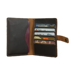 Porta Pasaportes de Cuero Genuino con Bloqueo RFID, Cartera de Viaje de Cuero de Grano Completo, Proveedor Mayorista LPH-0327 - Product Image 4
