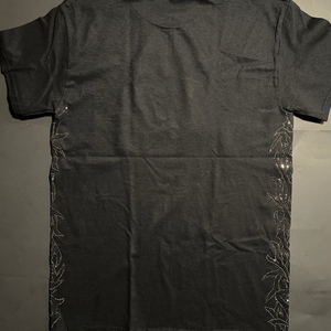 เสื้อยืดผู้ชายแบบกำหนดเอง ประดับเพชรหรูหรา คุณภาพสูง แขนสั้น ใส่สบาย สไตล์วินเทจ คอกลม สำหรับฤดูร้อน - Product Image 3