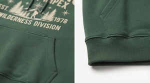 Sudadera con Capucha para Hombre, Personalizable con Logotipo OEM, Invierno, Alta Calidad, 350g, Diseño Gráfico en Bloques de Color, Felpa, para Exteriores, Fabricación al por Mayor - Product Image 5