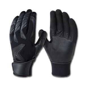 Gants de frappe de baseball en cuir du Pakistan en gros, respirants, durables, légers, avec logo et couleur personnalisés - Product Image 1