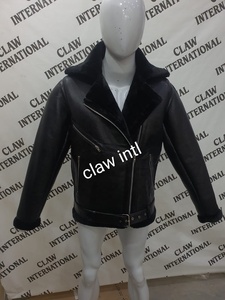 Vestes en cuir pour hommes personnalisées de qualité supérieure OEM Produit de qualité supérieure Veste en cuir Veste en cuir personnalisée Conception de fermeture éclair - Product Image 2