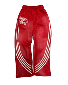 Pantalones de chándal con cintura elástica para hombre, ajuste relajado, precio de fábrica - Product Image 3