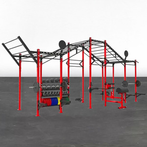 Barras de mono con recubrimiento en polvo para gimnasio, barra de dominadas para exteriores, plataforma para sentadillas - Product Image 1