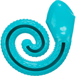 Jouet serpent en plastique pour animaux de compagnie, couleur bleue, longueur 12 cm, conception flexible en caoutchouc - Product Image 3
