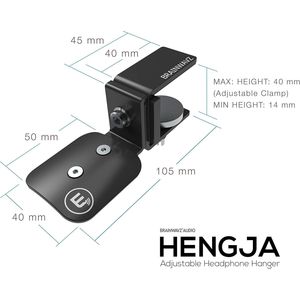 Soporte de Escritorio Metálico para Auriculares con Base Giratoria para PC y Auriculares de Juego - Product Image 3