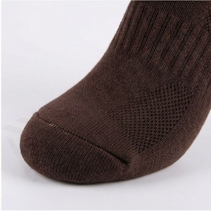 Brown <b>Crew</b> <b>Socks</b> Solid Knitted Breathable Casual Adult Regular Fit <b>Sock</b> Type Standard Thickness - Product Image 6