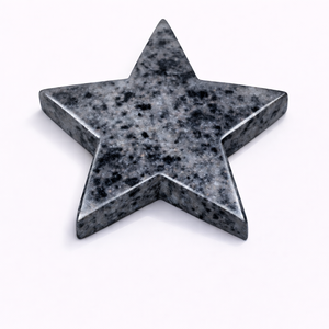Figura Decorativa de Cristal Yooperlite con Estrella Grabada, Feng Shui, Amor, Reiki, Sanación, Meditación - Product Image 1