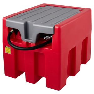Tanque de Combustible Diésel Portátil de 58 Galones con Caudal de 10 GPM y Bomba de Transferencia Eléctrica de 12V, Rueda de Goma de 13.1 pies para Senderismo - Product Image 1