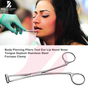 Pinzas de Alta Calidad, Duraderas y Resistentes, Hechas a Medida para Perforaciones Corporales en Oreja, Nariz y Labio, Herramientas Quirúrgicas Reutilizables para Perforaciones - Product Image 4