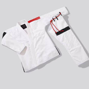 Kimono de Jiu Jitsu Brasileño Personalizado OEM, Kimono de BJJ Liso 100% Algodón, Uniforme de BJJ, Traje de Jiu Jitsu - Product Image 3