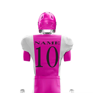 Ensemble de maillots de football américain personnalisés en sublimation, tailles courtes et grandes, pour adultes, 100 % polyester, OEM - Product Image 5