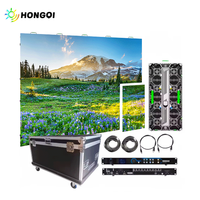 Pantalla LED de Alquiler de Alto Brillo, Pantalla LED Portátil para Estudio de TV, Fondo de Grabación Virtual