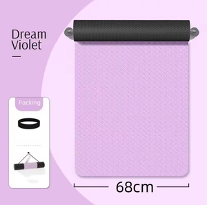 Tapete de Yoga de Alta Calidad de 183x68 cm, Fácil de Limpiar, Antideslizante, para el Hogar y el Gimnasio - Product Image 1