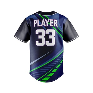 Entrega rápida Impresión personalizada Béisbol Camisas lisas Jersey de béisbol rojo Traje niñas Sublimación Equipo de béisbol Jersey - Product Image 4