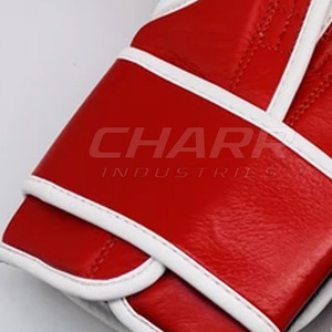 Gants de boxe en cuir légers avec coutures robustes, antidérapants et sangle de poignet réglable pour l'entraînement prolongé en promotion - Product Image 3
