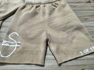 Nouveauté 2026 – Short en molleton de coton épais brodé sur mesure, style streetwear tendance, coupe ample unisexe, vente en gros - Product Image 3
