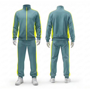 ชุดวอร์มซับลิเมชั่นแบบกำหนดเอง ชุดกีฬาวิ่งออกกำลังกาย ระบายอากาศได้ดี ผลิตจากโพลีเอสเตอร์ ชุดฟิตเนส ผู้ผลิต OEM - Product Image 5