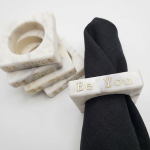 Ensemble d'anneaux de serviette noirs pour les fêtes, porte-serviettes décoratif pour table, accessoire de table à manger moderne, anneau de serviette festif pour les fêtes - Product Image 4