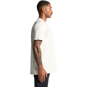 Camiseta Clásica de Manga Corta con Cuello Redondo para Hombre, Talla Pequeña, Estampado en el Pecho Central, Dobladillo Recto, Tejido Diario, Personalizable, OEM, Mayorista, Exportador - Product Image 3