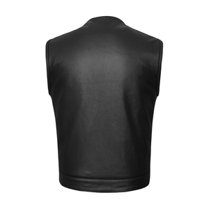 Nuevo Chaleco de Cuero de Alta Calidad para Hombre, Diseño Personalizado, Color Personalizado, Chaleco de Cuero de Primera Calidad Antiarrugas para Invierno - Product Image 3