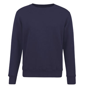 Sweat-shirt unisexe à col rond en polycoton molletonné épais 330g, couleur unie, manches longues, pull décontracté pour le printemps - Product Image 4