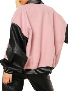 2025 femmes vêtements mode décontracté Patchwork bouton up culture Bomber université vestes manteau femmes hiver Baseball veste - Product Image 2