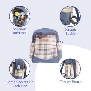 Classic 3 Way Carry Mom Bag-Azul - Product Image 2