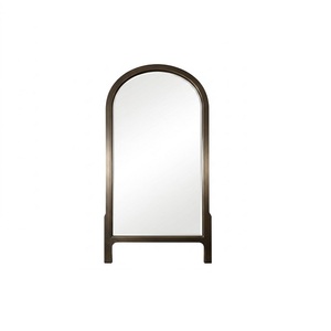 Eye Catchy Handcrafted High Quality Metal <b>Framed</b> Arched Floor Mirror Full Length Standing Mirror for Home Use - Product Image 1