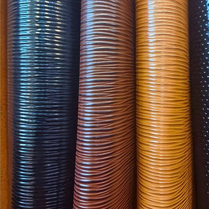 Matériau texturé en similicuir imprimé classique vintage de qualité supérieure pour la fabrication de sacs à main, ceintures, chaussures et projets de cuir DIY de luxe - Product Image 2