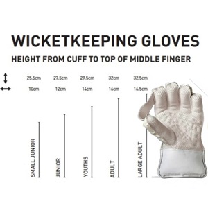 Gants de gardien de but de cricket personnalisés, légers, en cuir PU, avec une adhérence accrue, respirants, durables, protection des doigts - Product Image 6