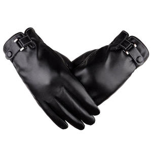 Nouveau design de mode, gants en cuir pour femmes, gants chauds d'hiver noirs, design personnalisé, gants en cuir véritable - Product Image 2