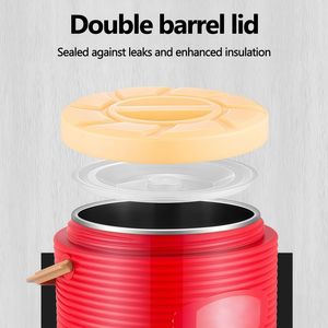 <span class=keywords><strong>Distributeur</strong></span> <span class=keywords><strong>de</strong></span> boissons isotherme avec robinet, en plastique, chaud/froid, en acier inoxydable 304, seau à thé au lait chaud/froid pour la restauration - Product Image 5