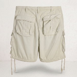 กางเกงขาสั้นคาร์โก้ลำลองผู้ชาย ผ้าฝ้ายทวิล 100% สีพื้น สไตล์สตรีท ป้องกันรอยยับ เป็นมิตรกับสิ่งแวดล้อม มีบริการรับผลิตแบรนด์ส่วนตัว - Product Image 2
