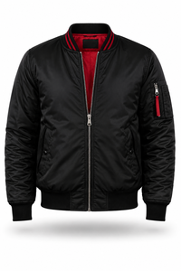 High Quality Wholesale Winter <b>Men's</b> High Street Style Stand Collar Quick Dry Nonwoven Nylon <b>Suede</b> Zipper Solid Pattern <b>Jacket</b> - Product Image 2