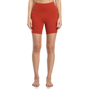 ชุดโยคะขาสั้นพร้อมผ้าสไปเด็กซ์ยืดหยุ่นสำหรับผู้หญิง - Product Image 1