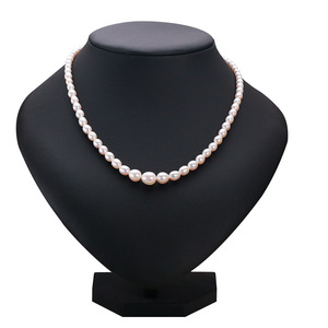 Collar de Perlas de Agua Dulce de Alta Gama del Lago Zhuji Shanxia, Joyería de Perlas con Forma de Patata Pequeña, Venta al por Mayor - Product Image 5