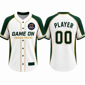 Camiseta de Béisbol de Diseño Personalizado con Estampado Digital, Transpirable, de Verano, Talla Grande, Unisex, Ropa Deportiva - Product Image 1