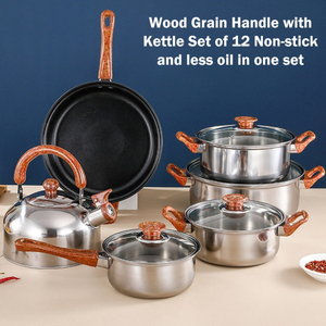 Premium <b>Woks</b> Set For Healthy Stir Fry Cooking With Durable Design Heat Resistant Handles Deep Cooking - Product Image 2