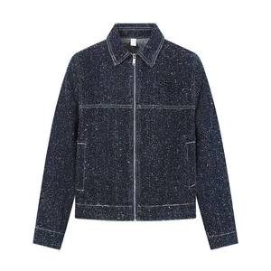 Chaquetas Vaqueras para Hombre con MOQ Bajo, Chaqueta Azul Casual con Bolsillo en el Pecho para Boutiques - Product Image 6