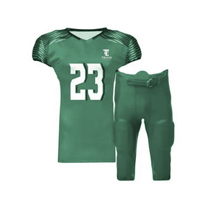 Uniforme de Fútbol Americano Personalizado de Alta Calidad en Color, 100% Poliéster, Uniforme Deportivo para Equipos, Uniforme de Fútbol Americano en Venta - Product Image 1